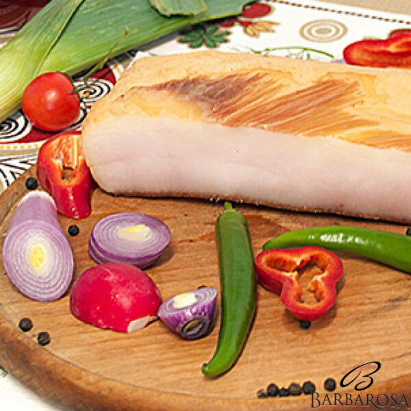Slanina de porc Bazna, afumata 100gr