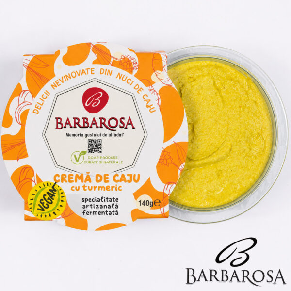 crema de caju cu turmeric 140g