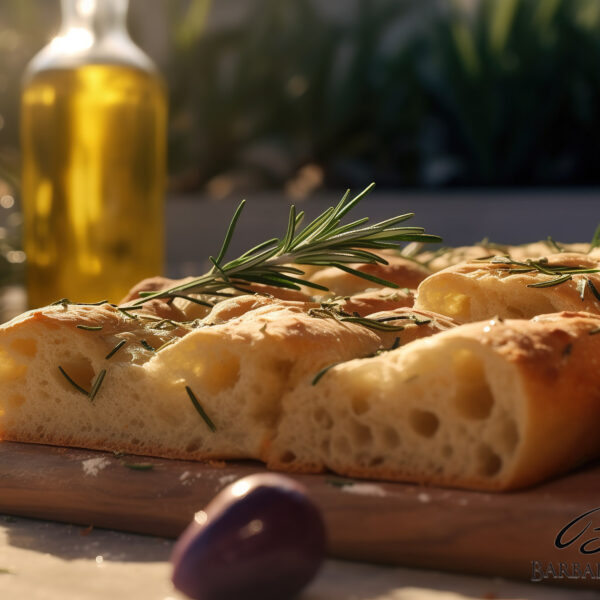 Focaccia cu ulei de masline