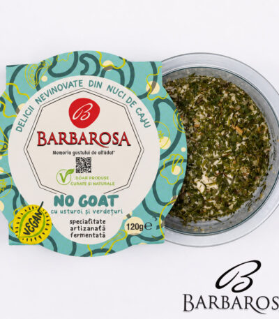 branza vegana din caju cu usturoi si verdeturi 120g