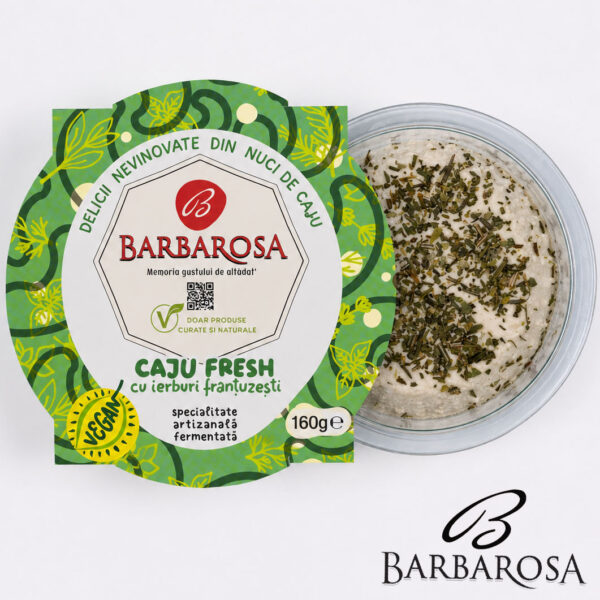 ricotta vegana din caju cu ierburi de Provence 160 gr