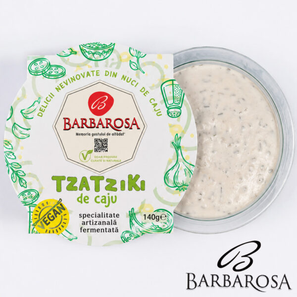tzatziki vegan din caju 140g