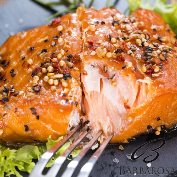 Somon cu piper Afumat la cald