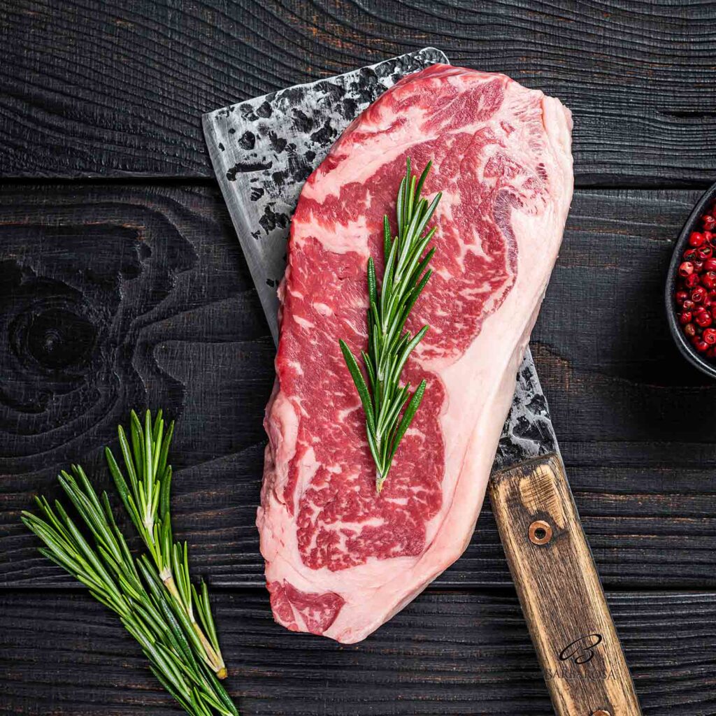 vrabioara vita angus striploin steak