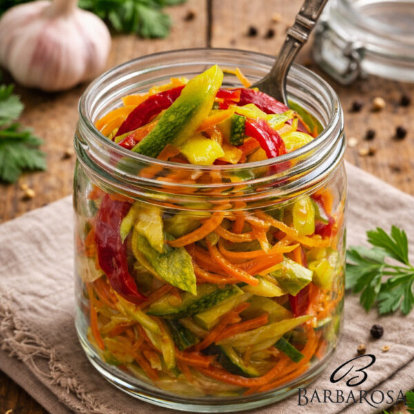 salata de dovlecei cu morcov si ardei kapia 250 gr